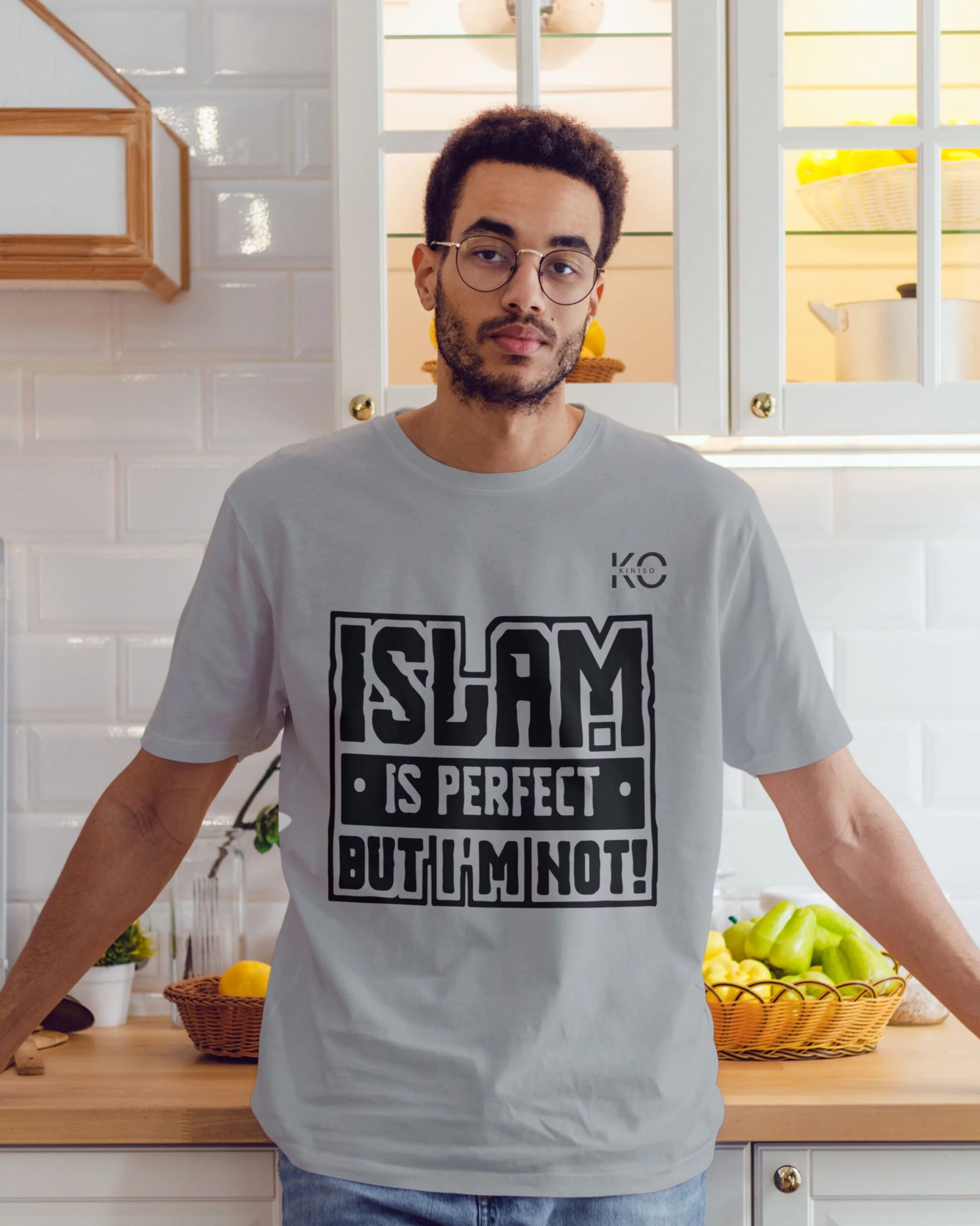 Tshirt Islam Is Perfect – Modest Men’s Crew Neck Half Sleeve tshirt in BD